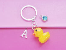 Load image into Gallery viewer, Duck Keyring - Silver
