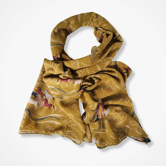 Margh Horse Scarf - Yellow