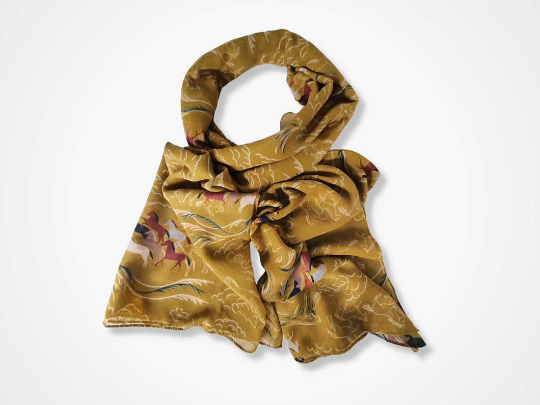 Margh Horse Scarf - Yellow
