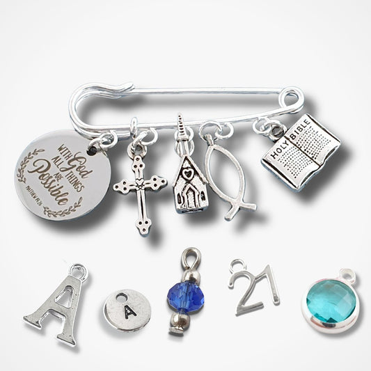 Christian Brooch - Silver