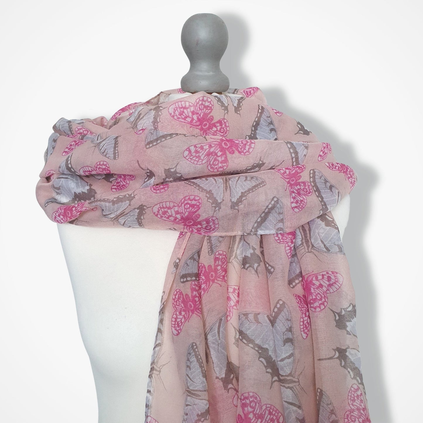 Butterfly Scarf - Pink