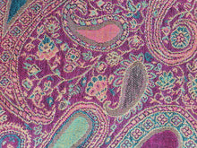 Load image into Gallery viewer, Pashmina Style Woven Paisley Scarf - Pink
