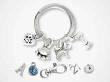 Load image into Gallery viewer, Cute Westie Dog keyring - Silver
