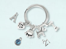Load image into Gallery viewer, Cute Westie Dog keyring - Silver
