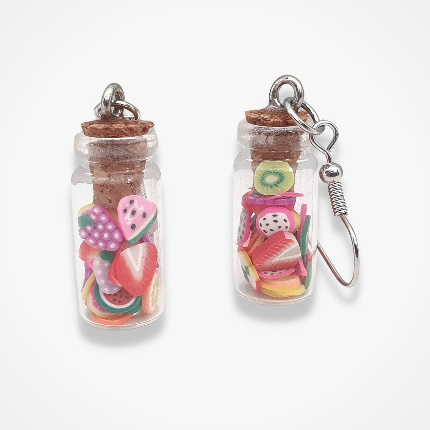 Candy Jar Earrings - Silver