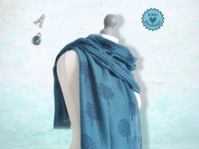 Load image into Gallery viewer, Mulberry Tree Scarf - Teal
