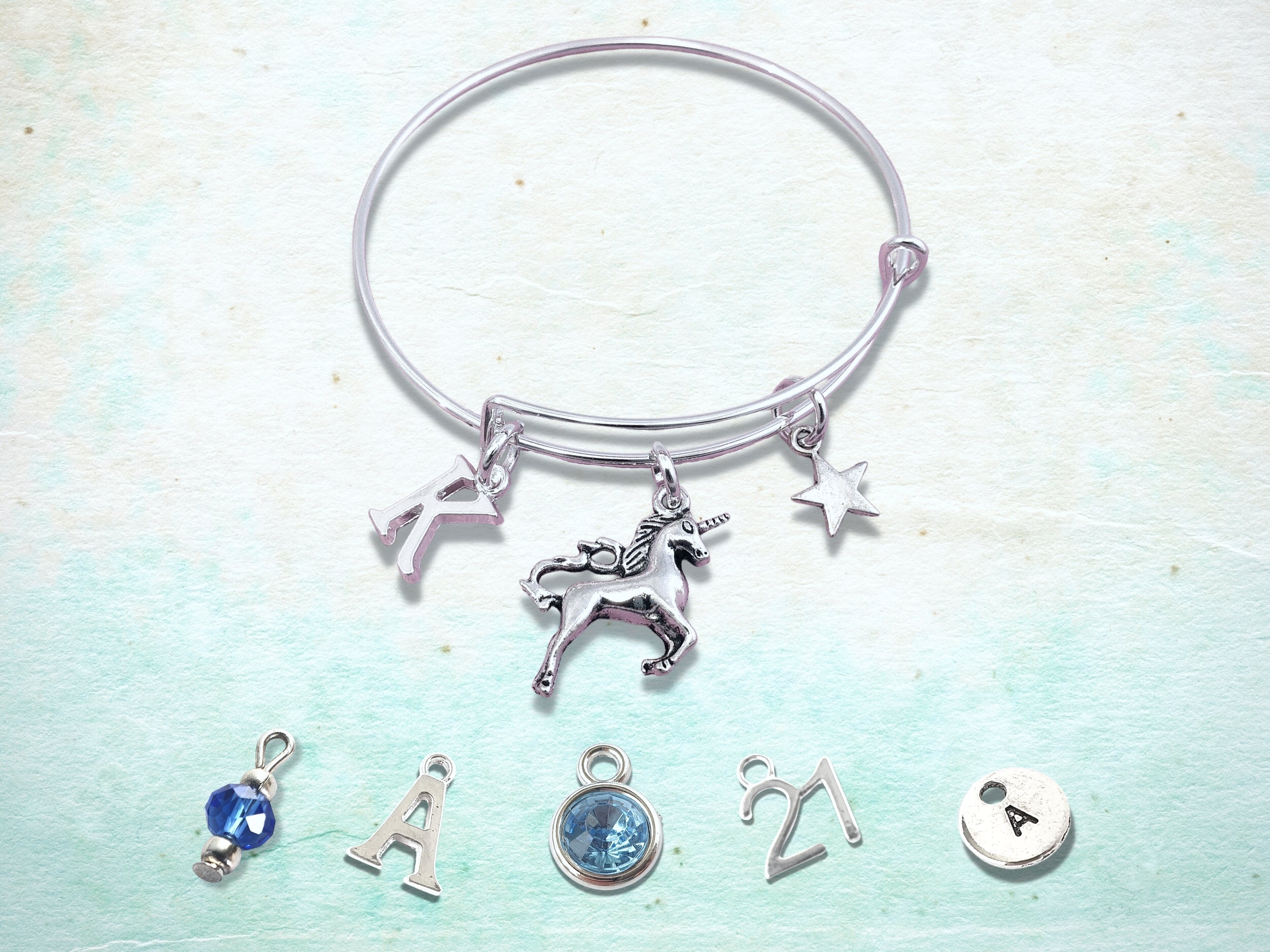 Unicorn hot sale silver bracelet