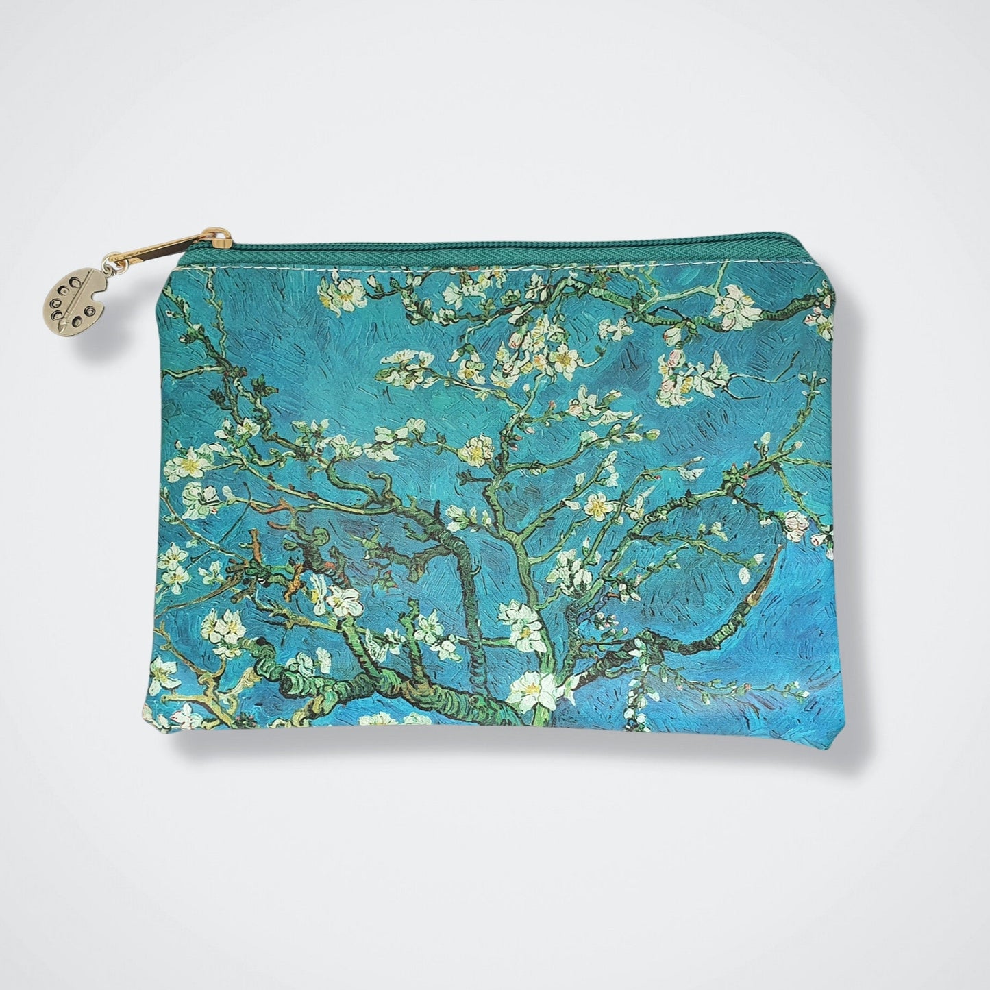 Van Gogh Almond Blossom Make Up/Cosmetics Bag - Green