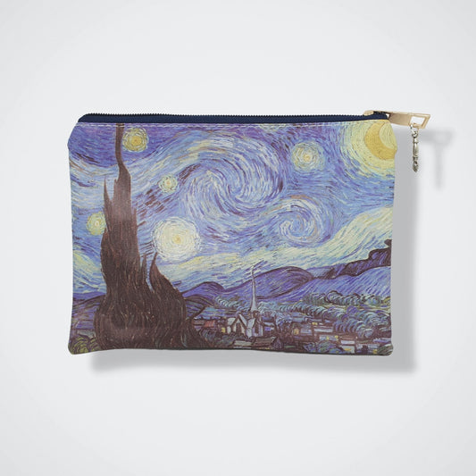 Van Gogh's Starry Night Make Up/Cosmetics Bag - Blue