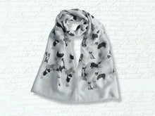 Load image into Gallery viewer, Border Collie Scarf - White
