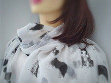 Load image into Gallery viewer, Border Collie Scarf - White
