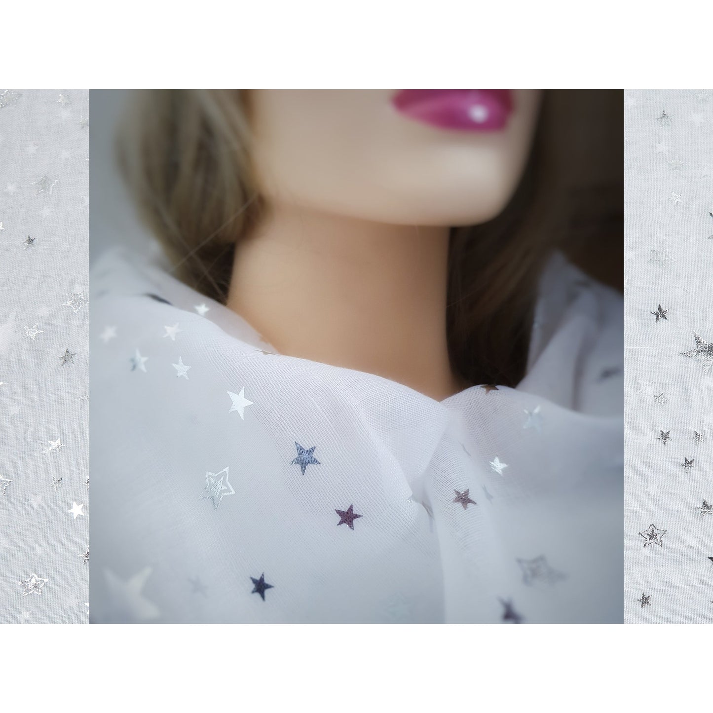 Starry Scarf - White