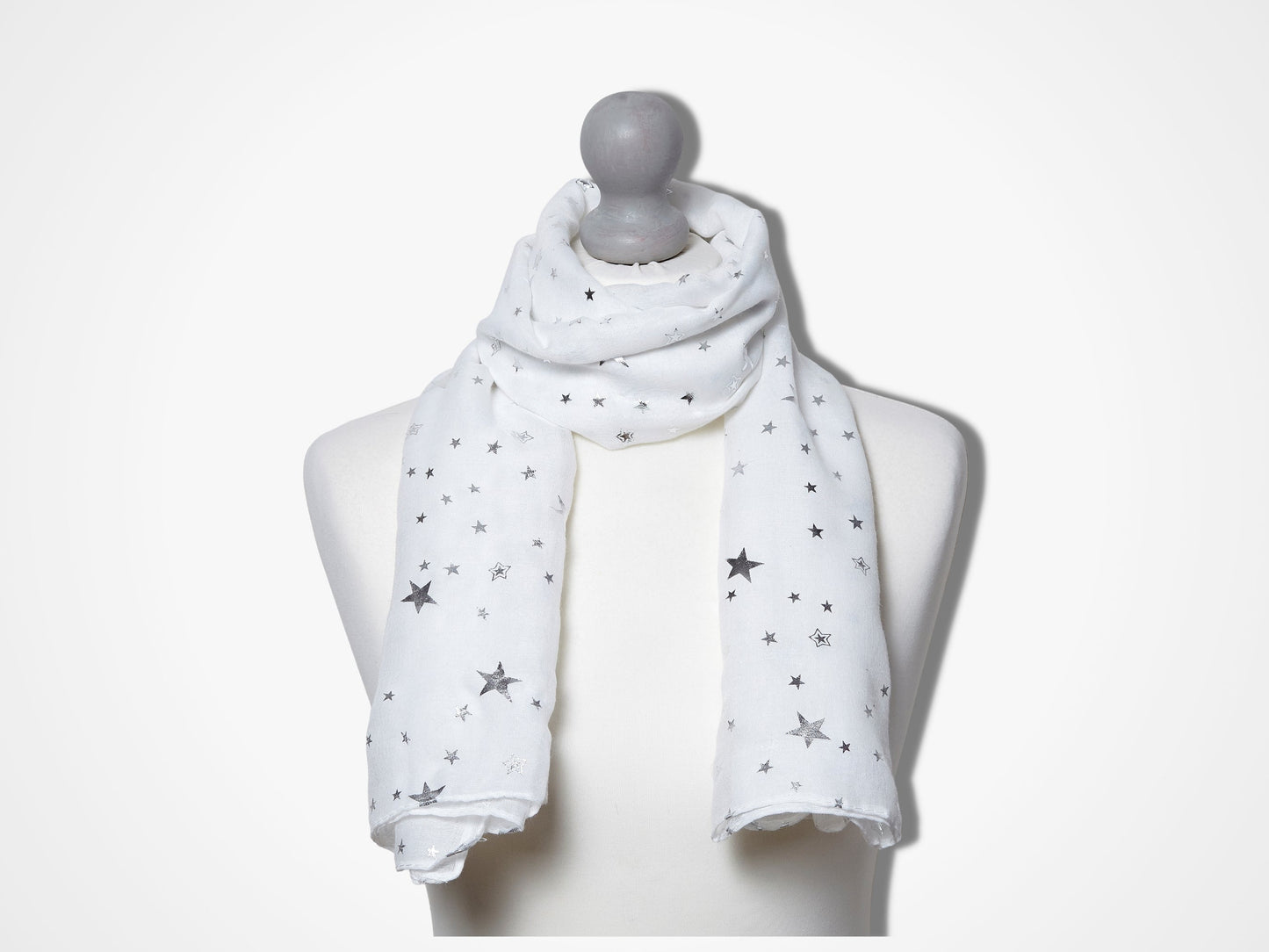 Starry Scarf - White