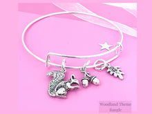 Load image into Gallery viewer, Squirrel Bangle - Silver
