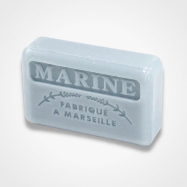 125g French Marseille Soap Marine Navy