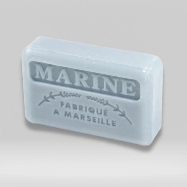 125g French Marseille Soap Marine Navy