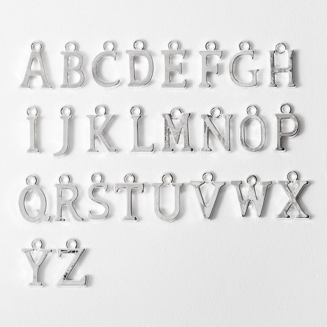 Alphabet Letter Charm