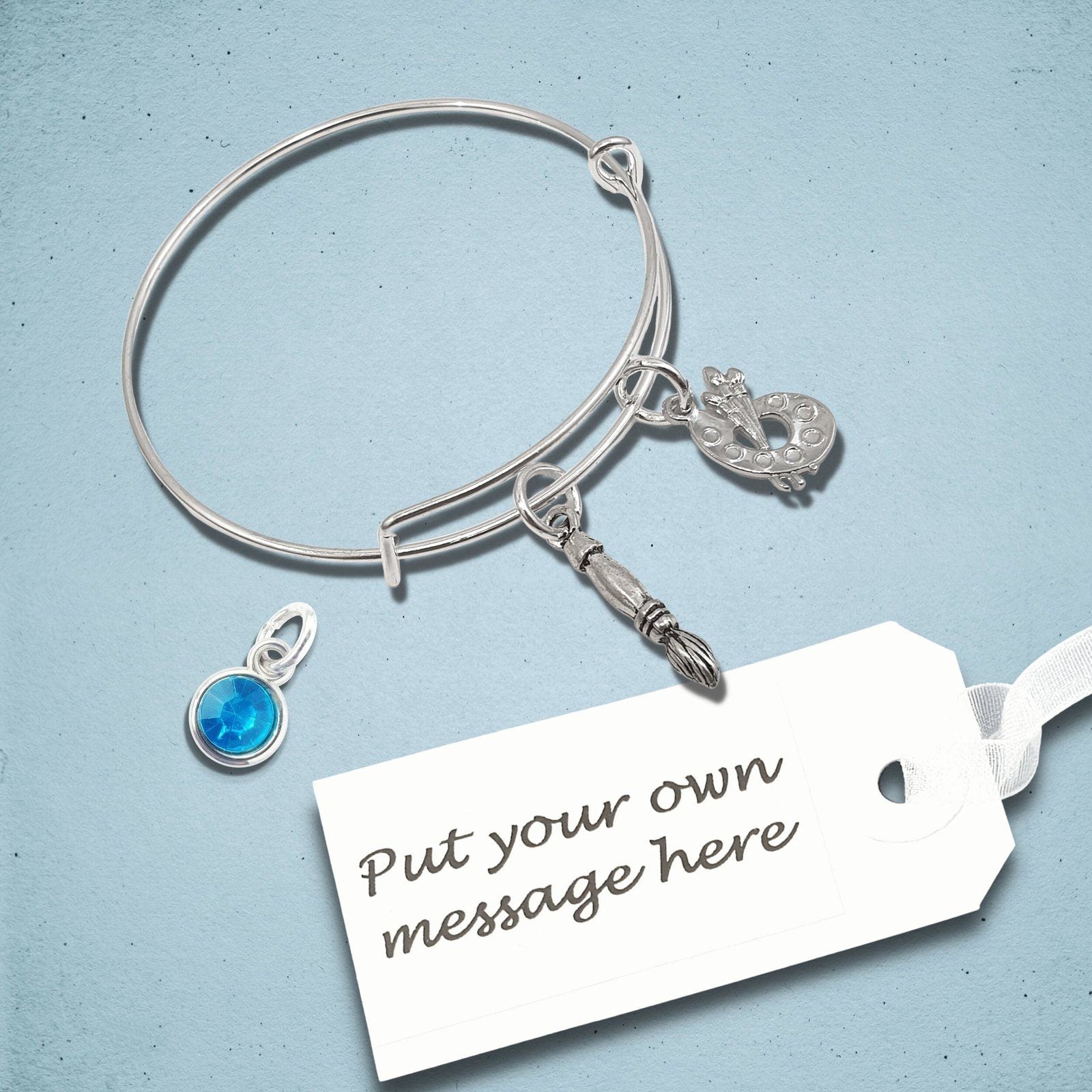 Artist Bangle Silver