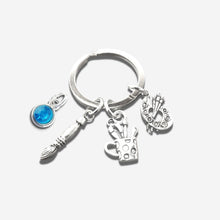 Load image into Gallery viewer, Artist Keyring Silver
