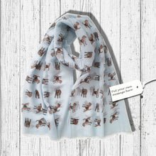 Load image into Gallery viewer, Beagle Dog Scarf Blue
