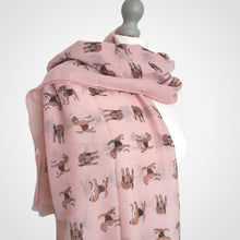 Load image into Gallery viewer, Beagle Dog Scarf Pink
