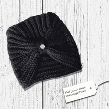 Load image into Gallery viewer, Beanie Bling Hat Black
