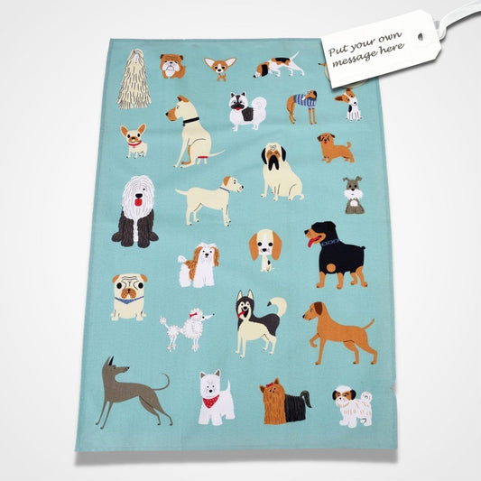 Best Show Tea Towel Blue