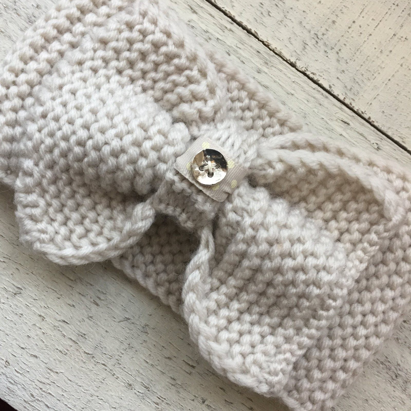 Big Bow Headband Cream