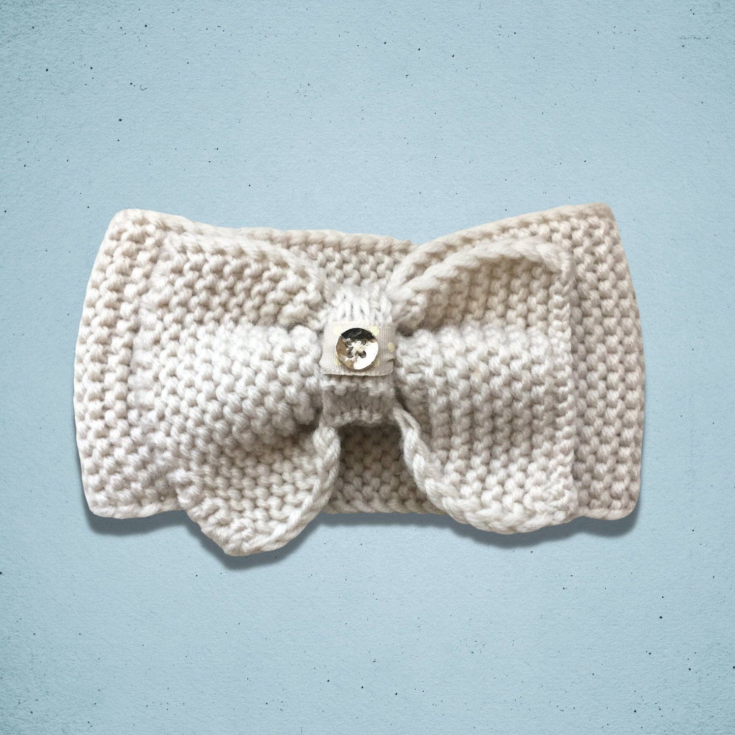 Big Bow Headband Cream