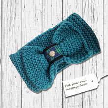 Load image into Gallery viewer, Big Bow Headband Teal
