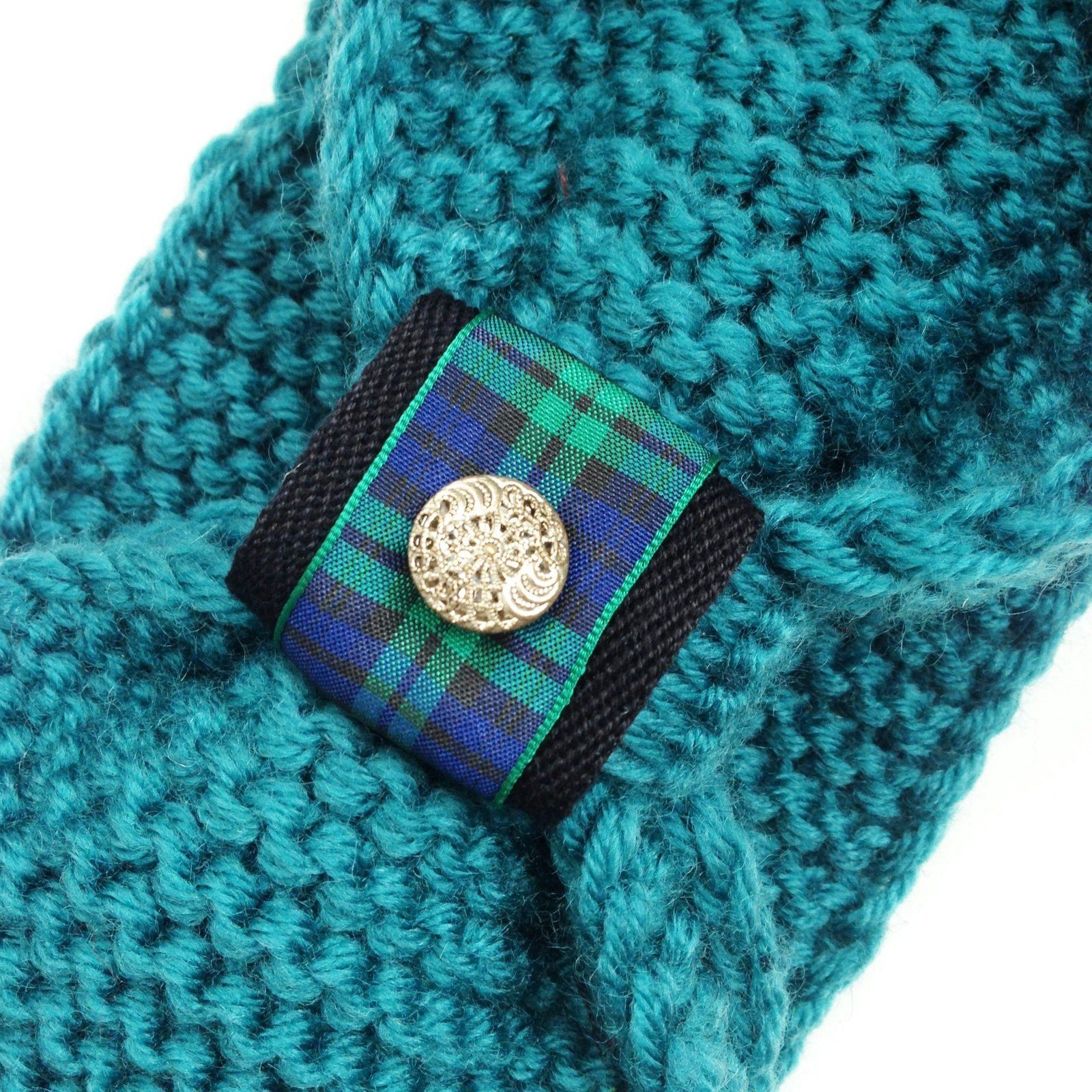 Big Bow Headband Teal