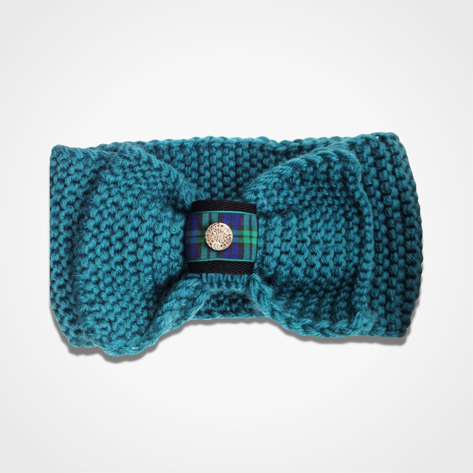 Big Bow Headband Teal