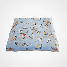 Load image into Gallery viewer, Blue Bird Butterfly Scarf
