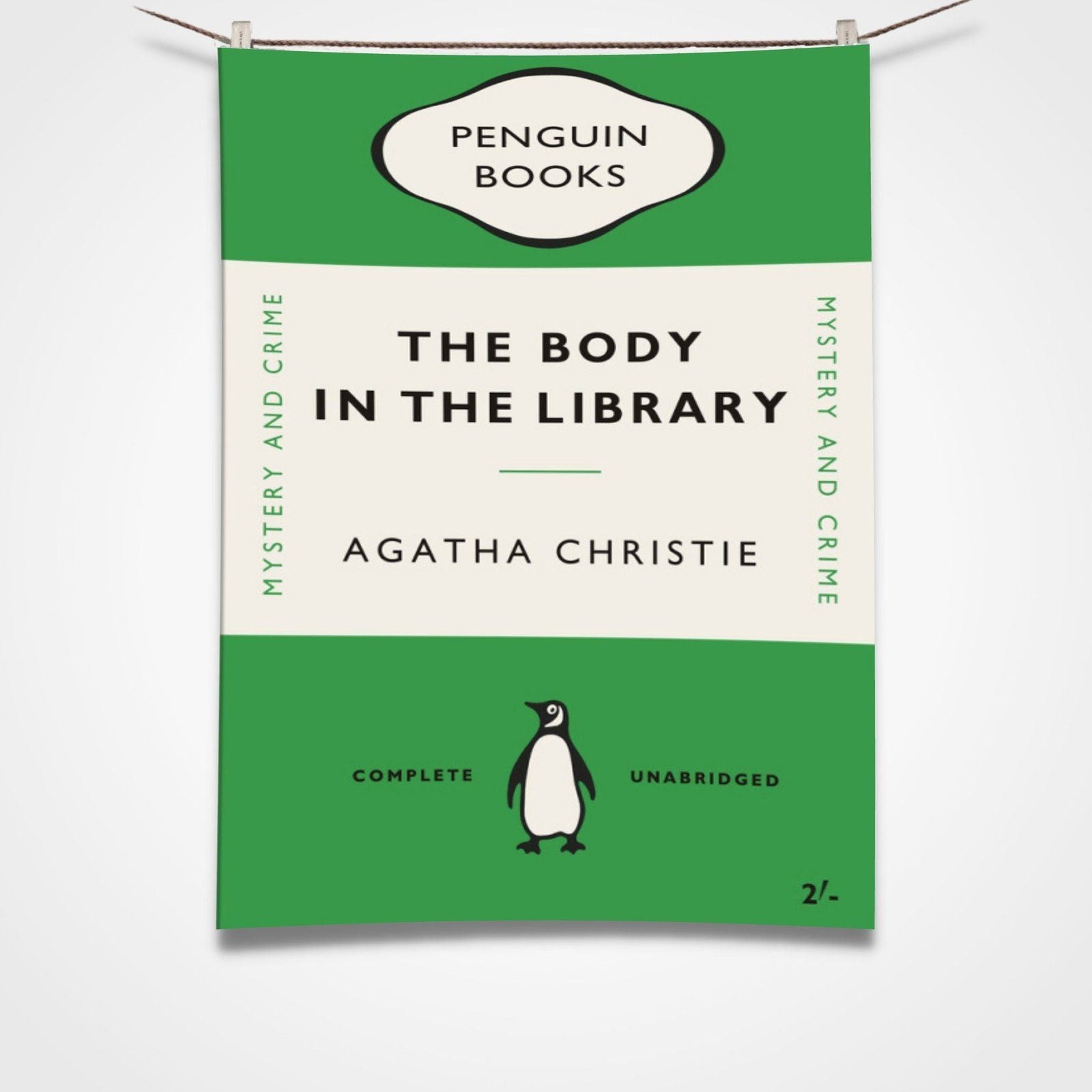 Body Library Tea Towel Green