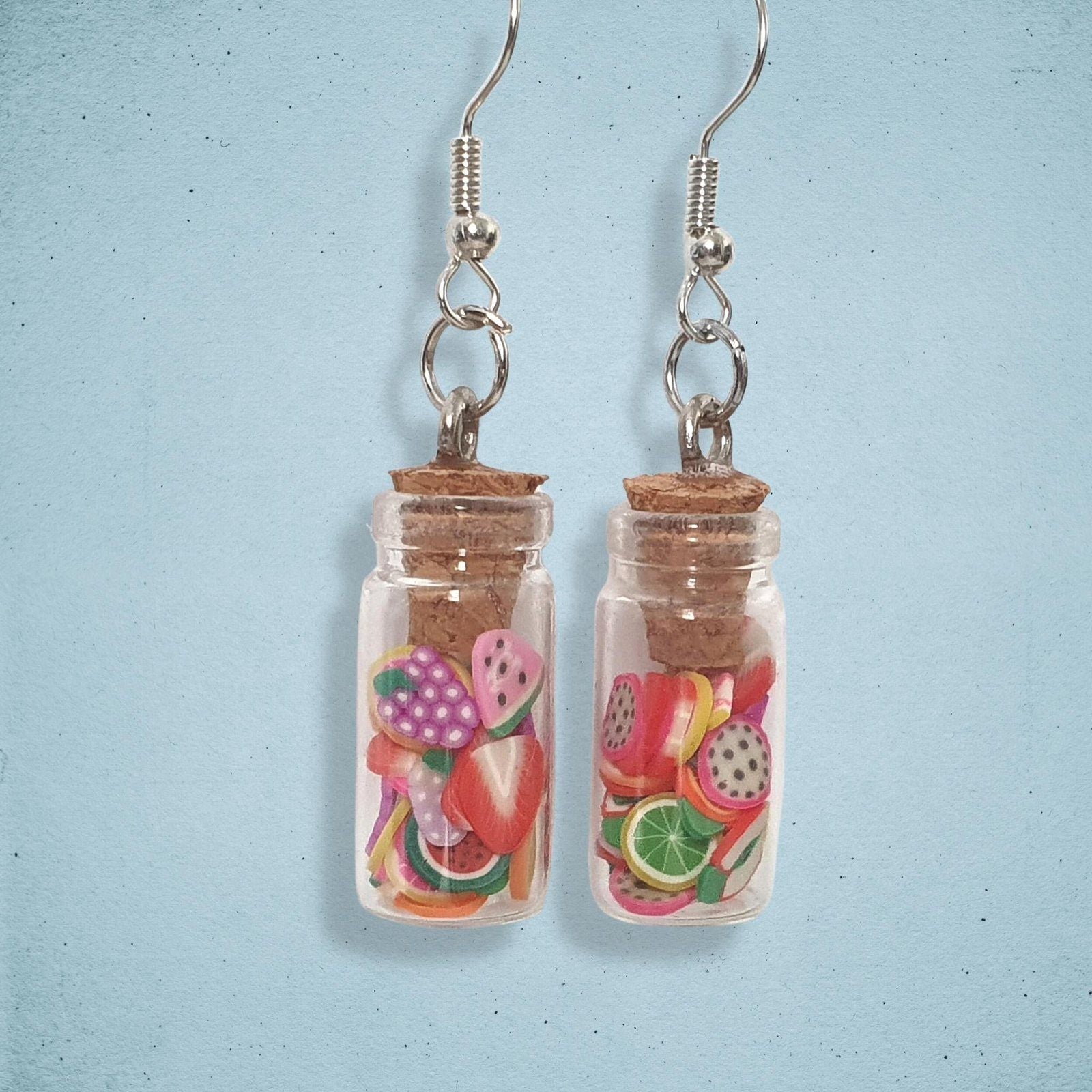 Candy Jar Earrings Silver