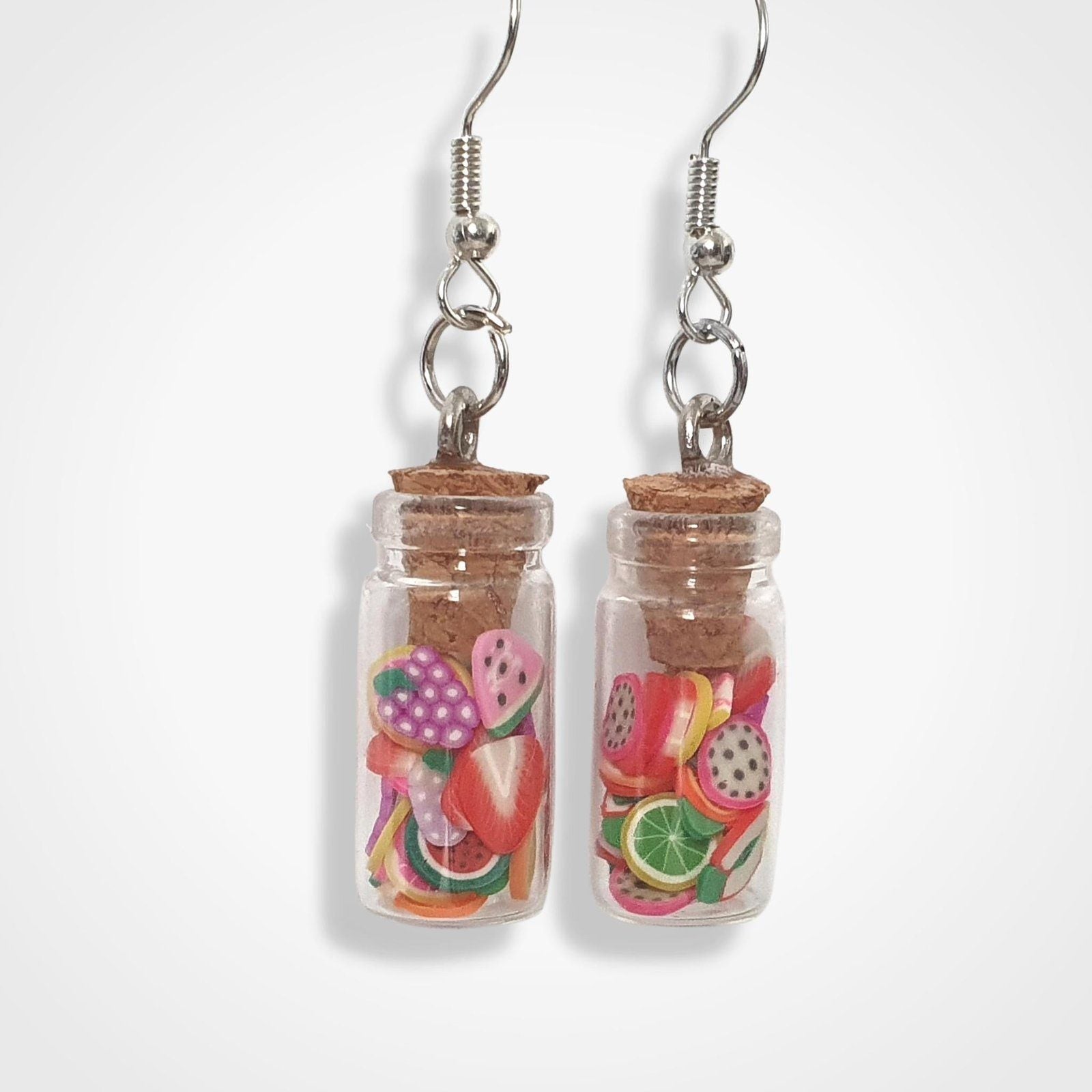 Candy Jar Earrings Silver