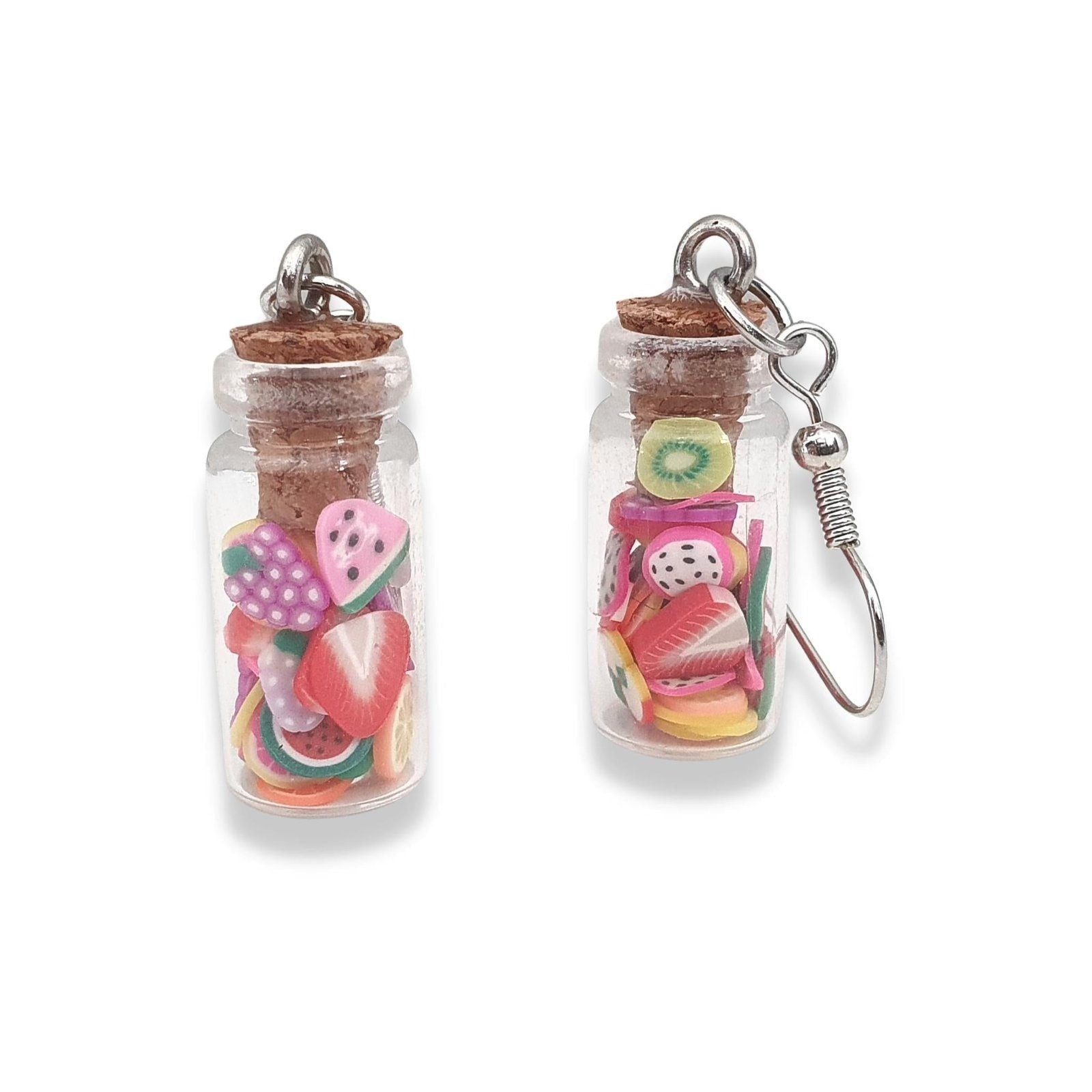 Candy Jar Earrings Silver