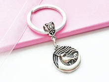 Load image into Gallery viewer, Celtic Horse Keyring Silver
