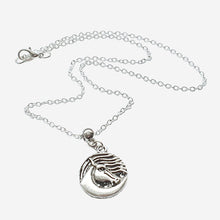 Load image into Gallery viewer, Celtic Horse Necklace Silver
