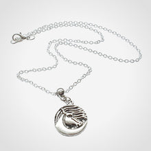Load image into Gallery viewer, Celtic Horse Necklace Silver
