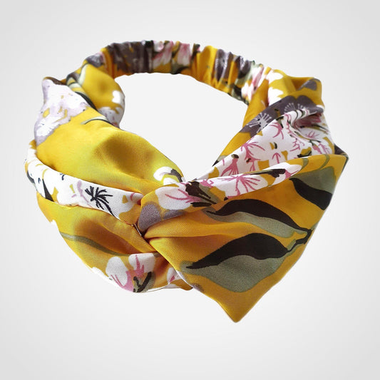 Cherry Blossom Headband Mustard