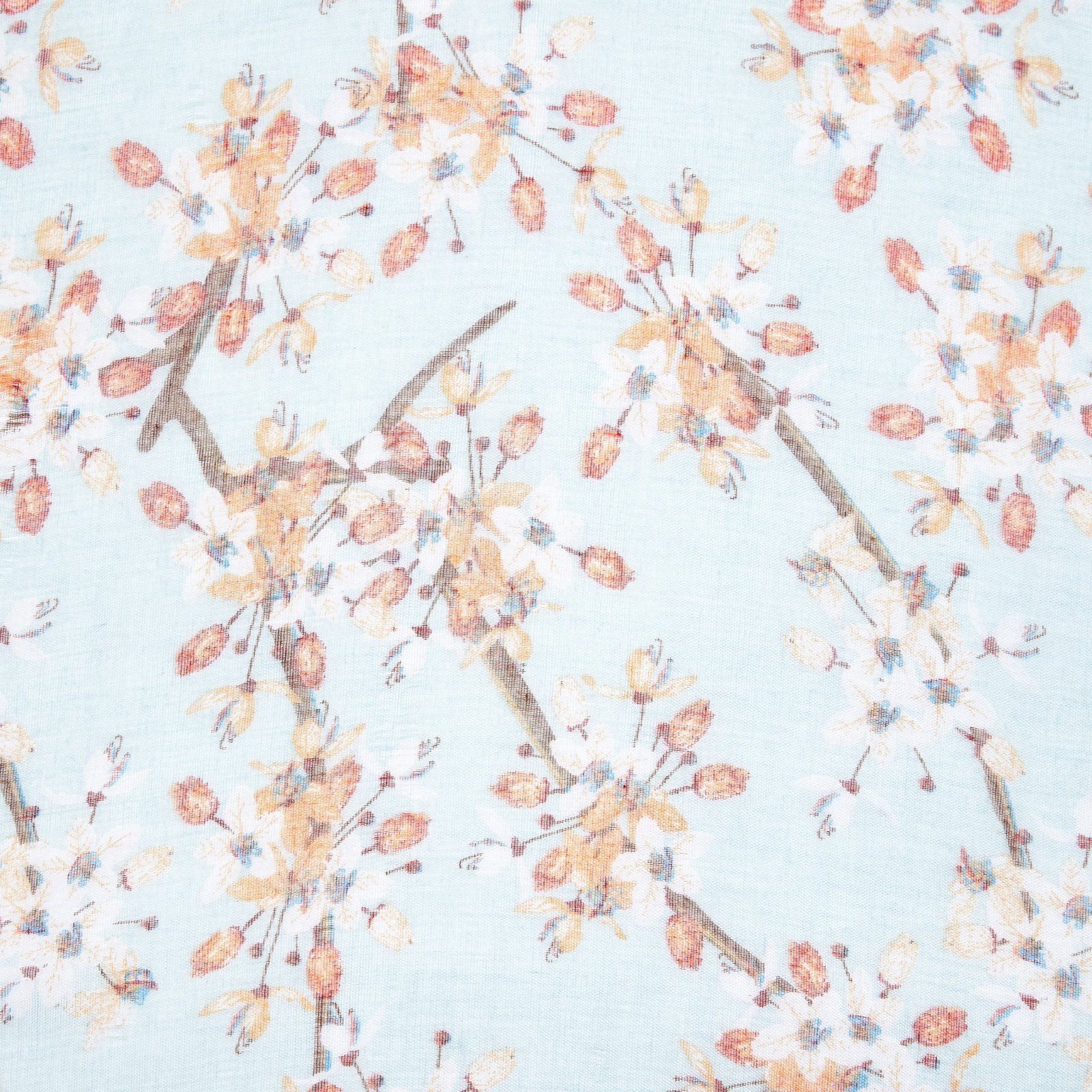 Cherry Blossom Scarf Green