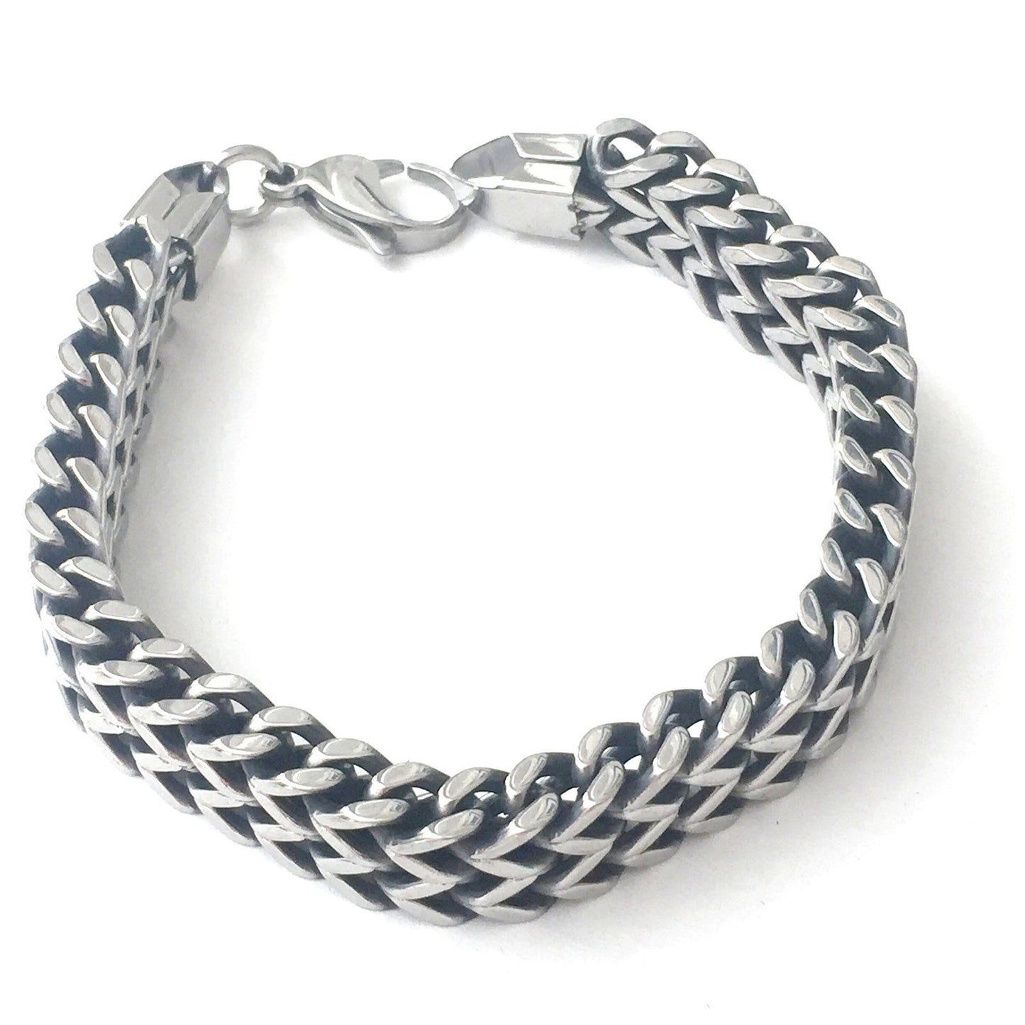 Chevron Bracelet Silver
