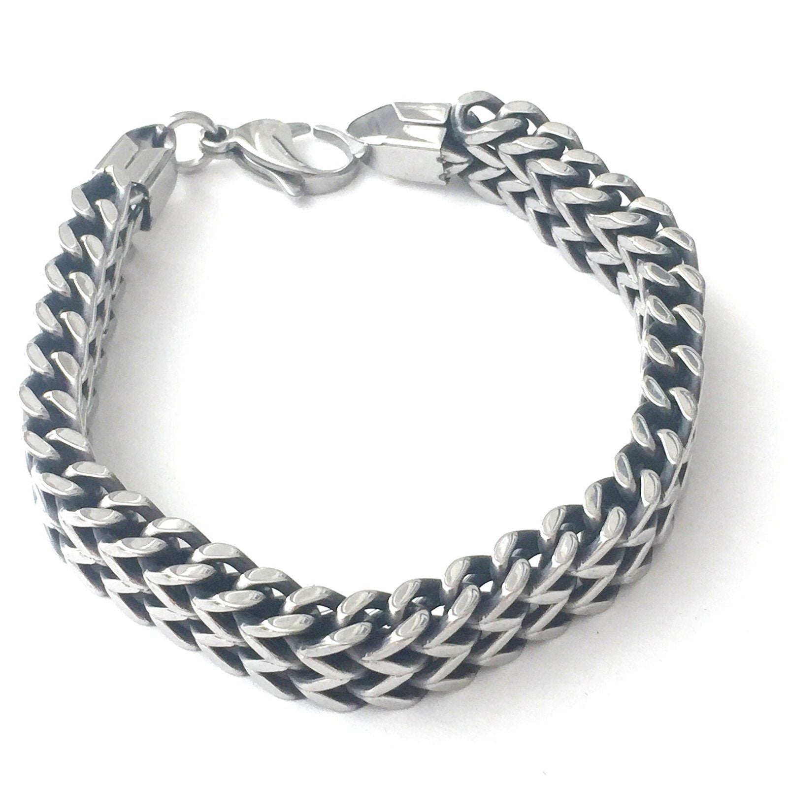 Chevron Bracelet Silver