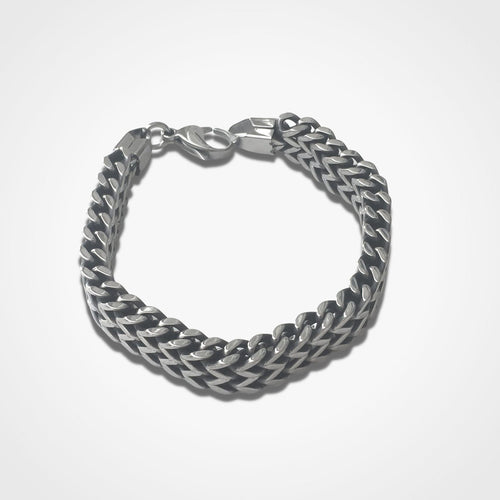 Chevron Bracelet Silver