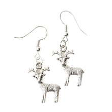 Load image into Gallery viewer, Christmas Reindeer Earrings
