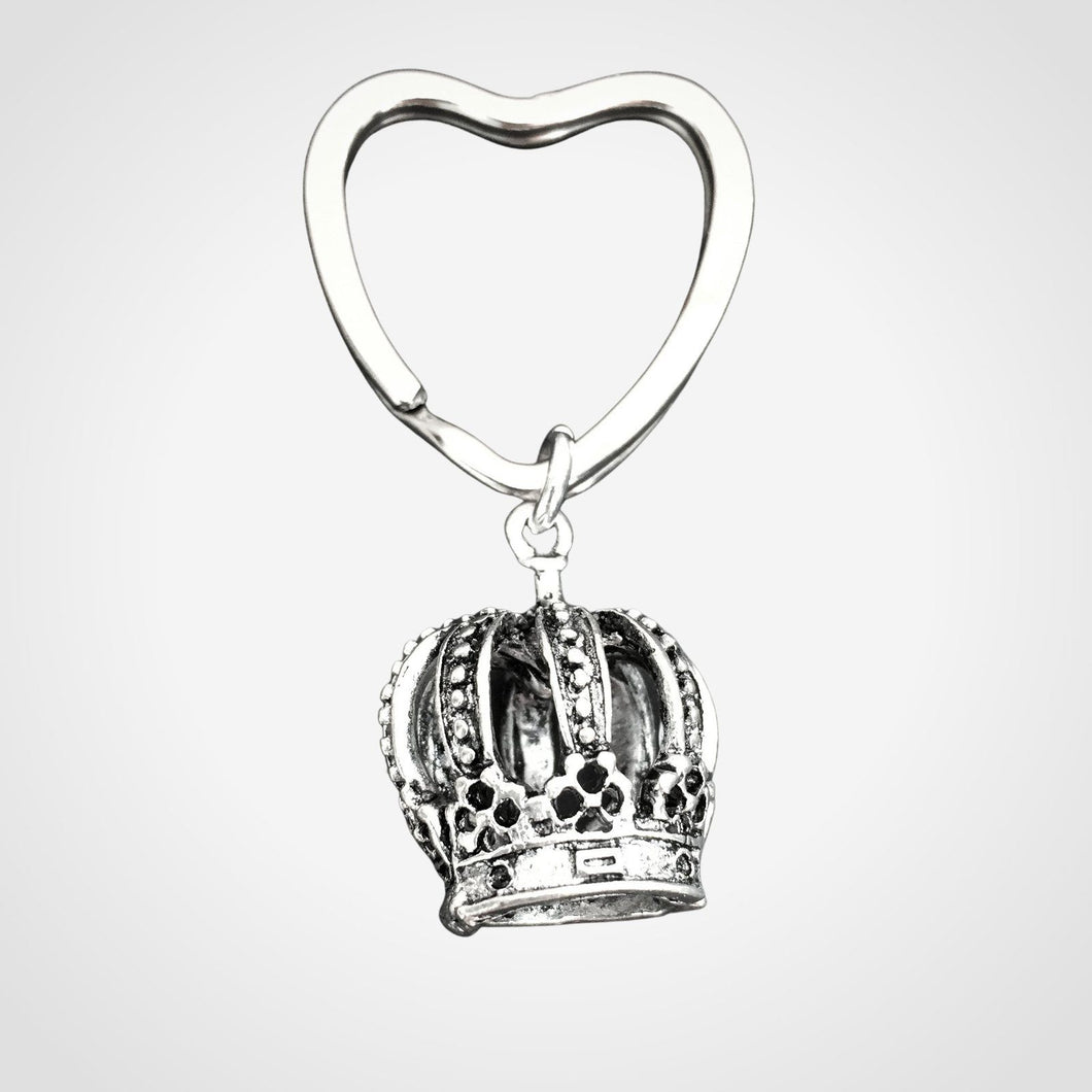 Crown Keyring Silver