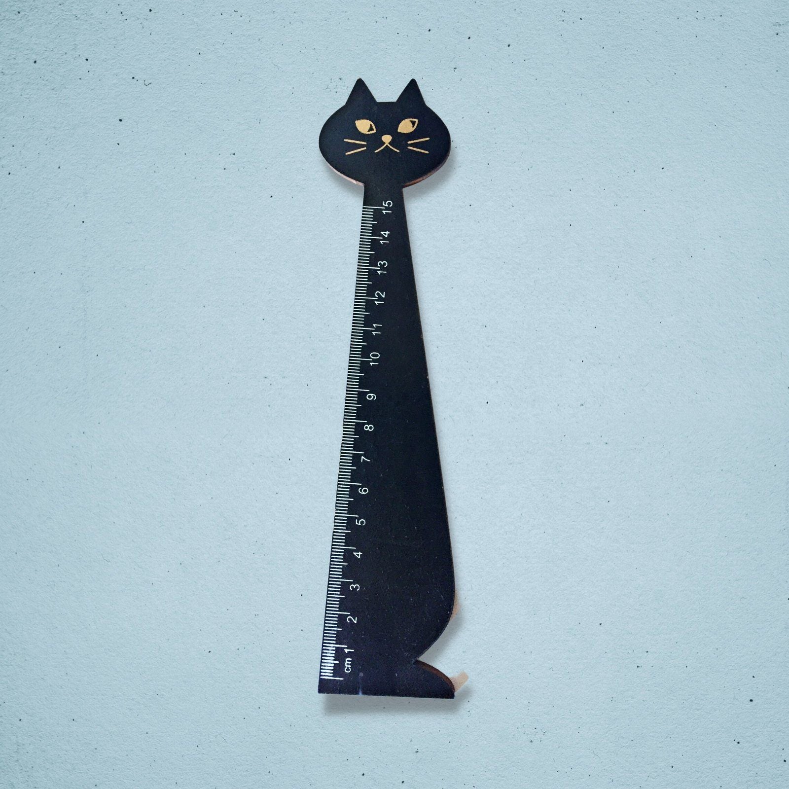 Cute Wooden Cat Ruler