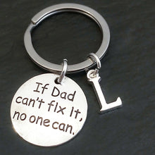 Load image into Gallery viewer, Dad Can Fix Keyring Silver
