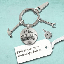 Load image into Gallery viewer, Dad Tools Keyring Silver
